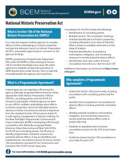 National Historic Preservation Act