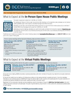 Public Meeting Information poster