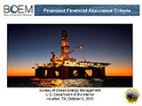 Forum on Supplemental Financial Assurance
