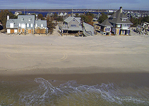 Post-Sandy beach erosion, Mantoloking, N.J. 