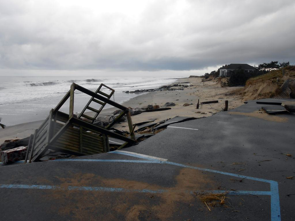 View of East Hampton, New York, post-Hurricane Sandy, November 1, 2012