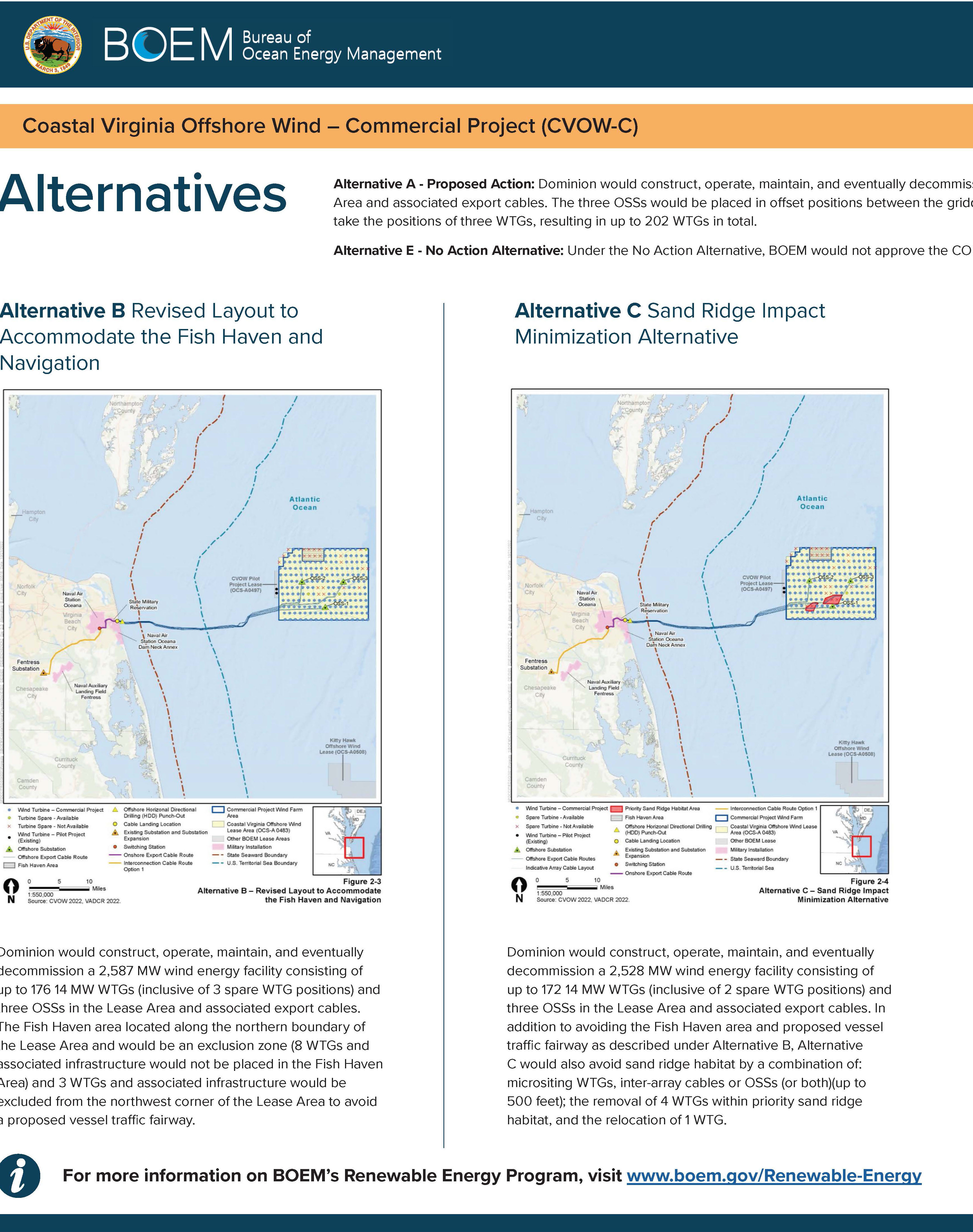 Proposed Action Alternatives