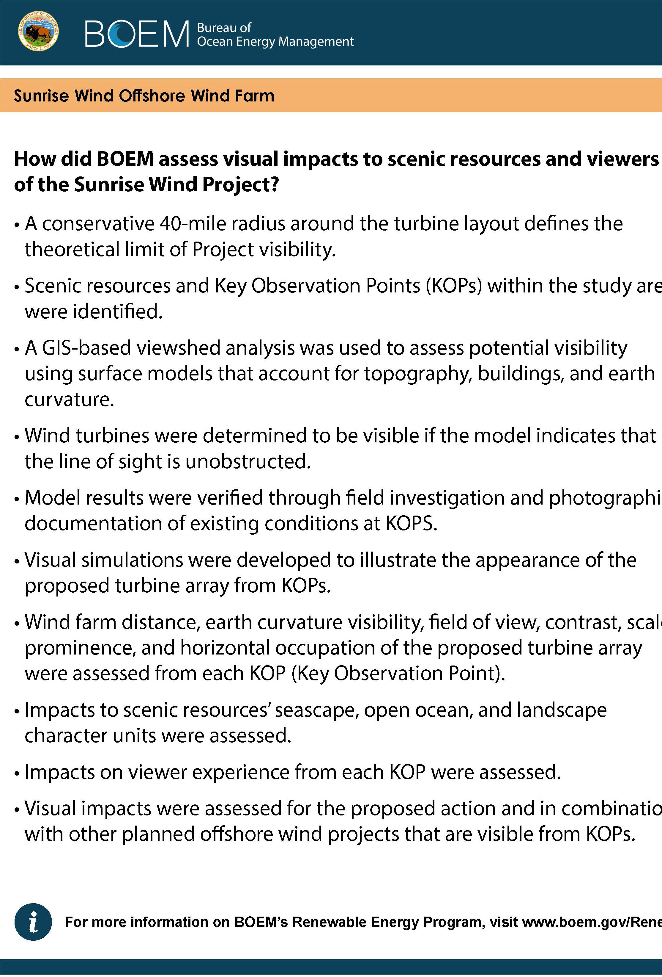 Assess Visual Impacts