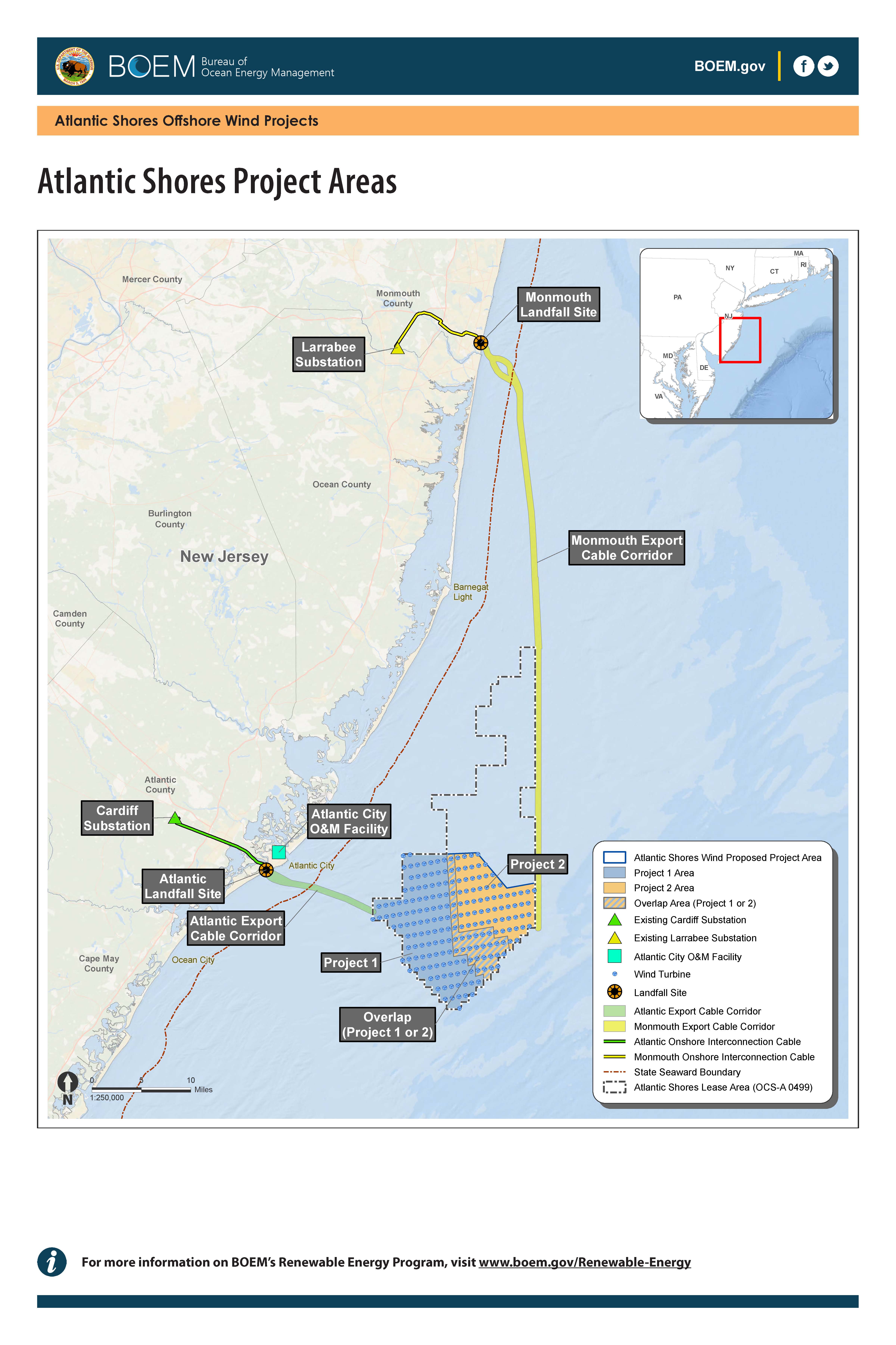 Atlantic Shores Project Areas