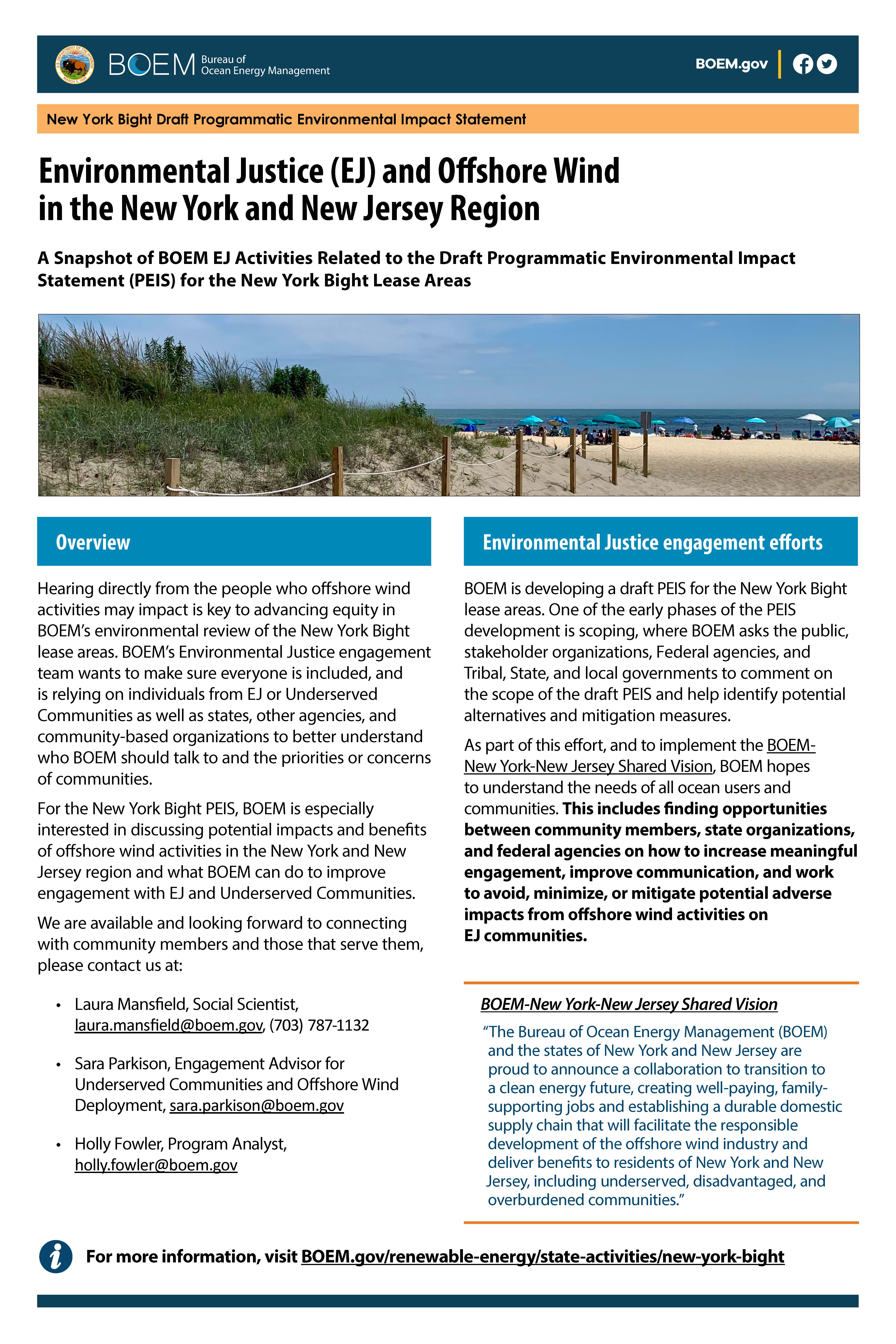 Draft NYB EJ Informational Sheet