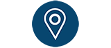 Iconograph of map pin pointer