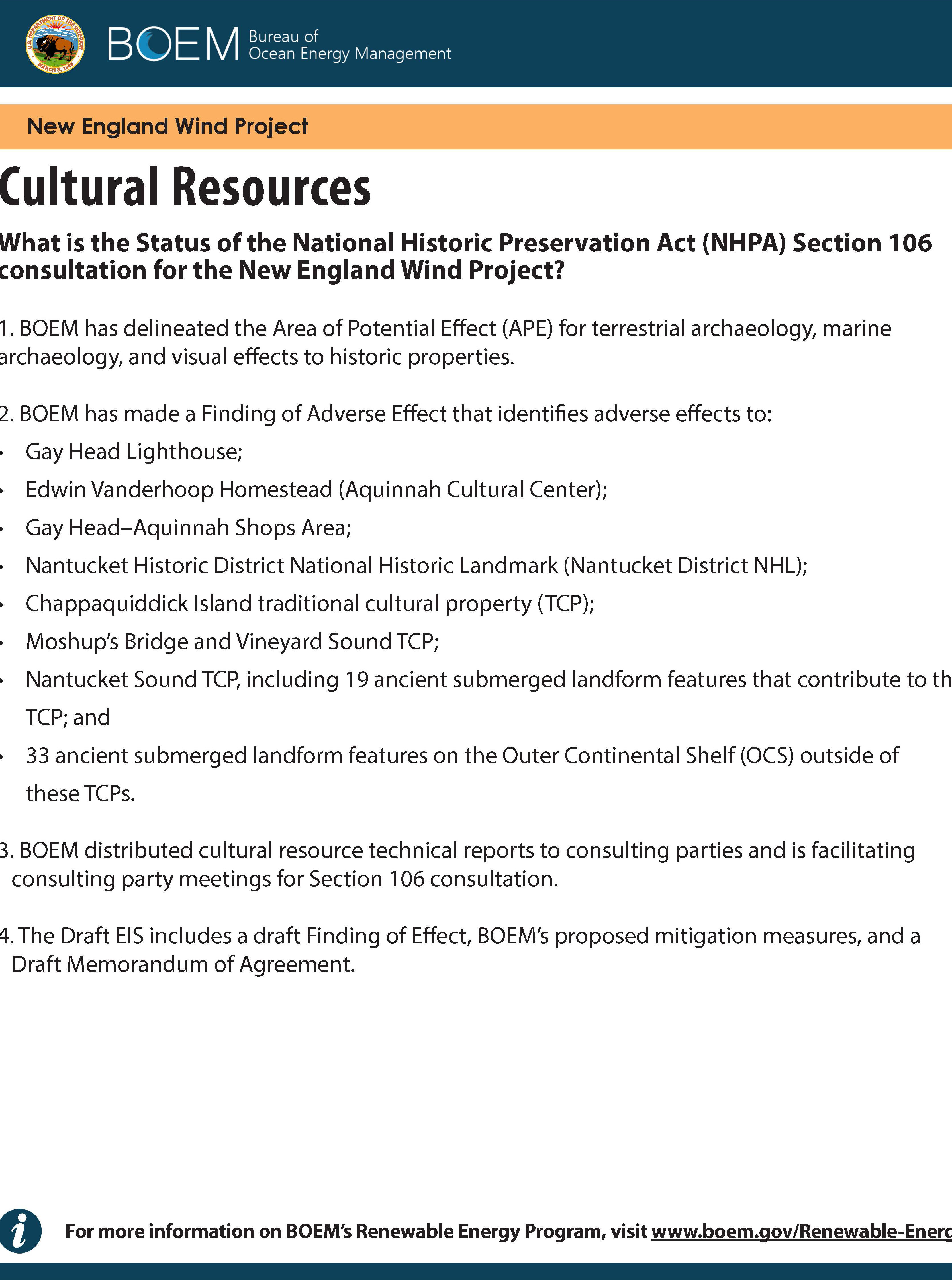 Cultural Resources