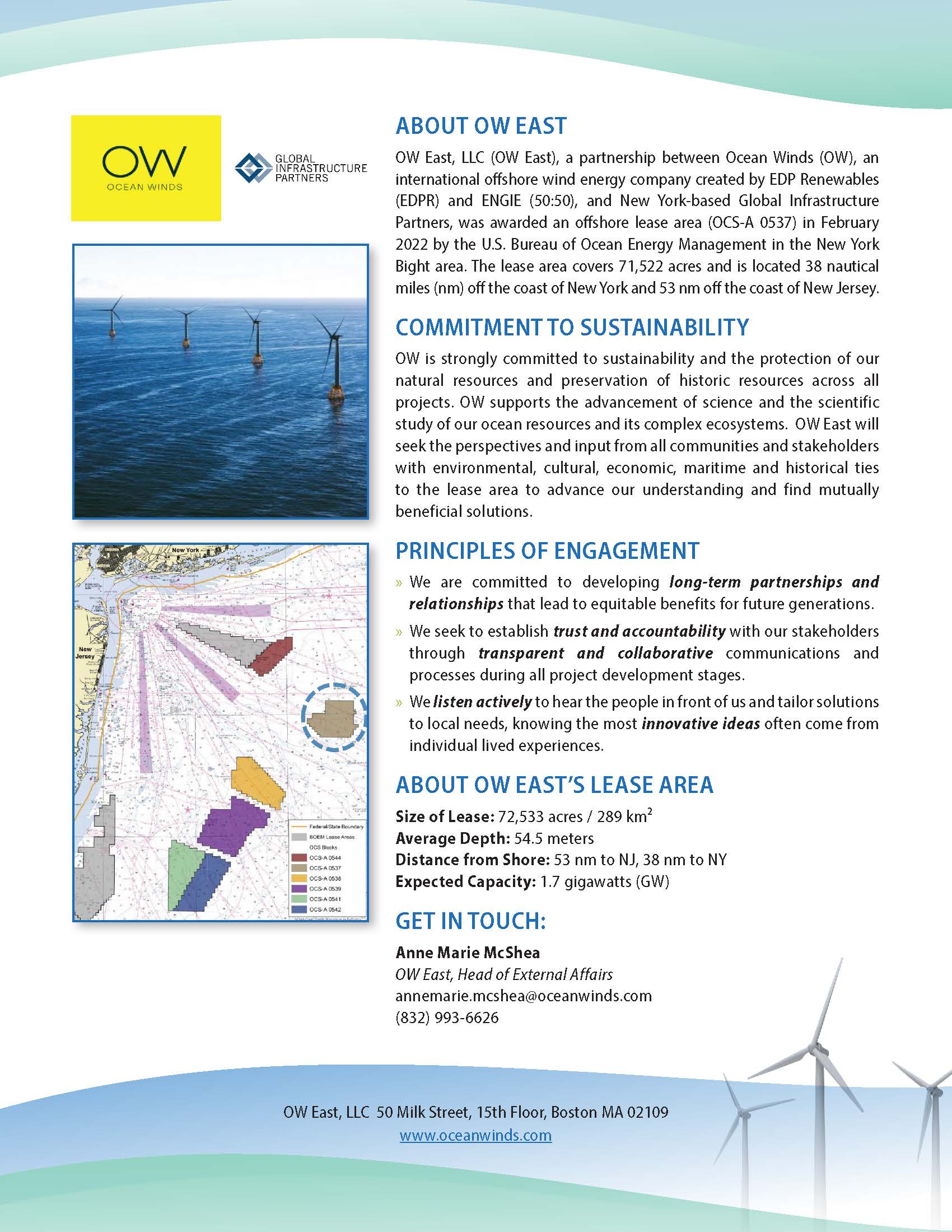 Ocean Wind One Pager