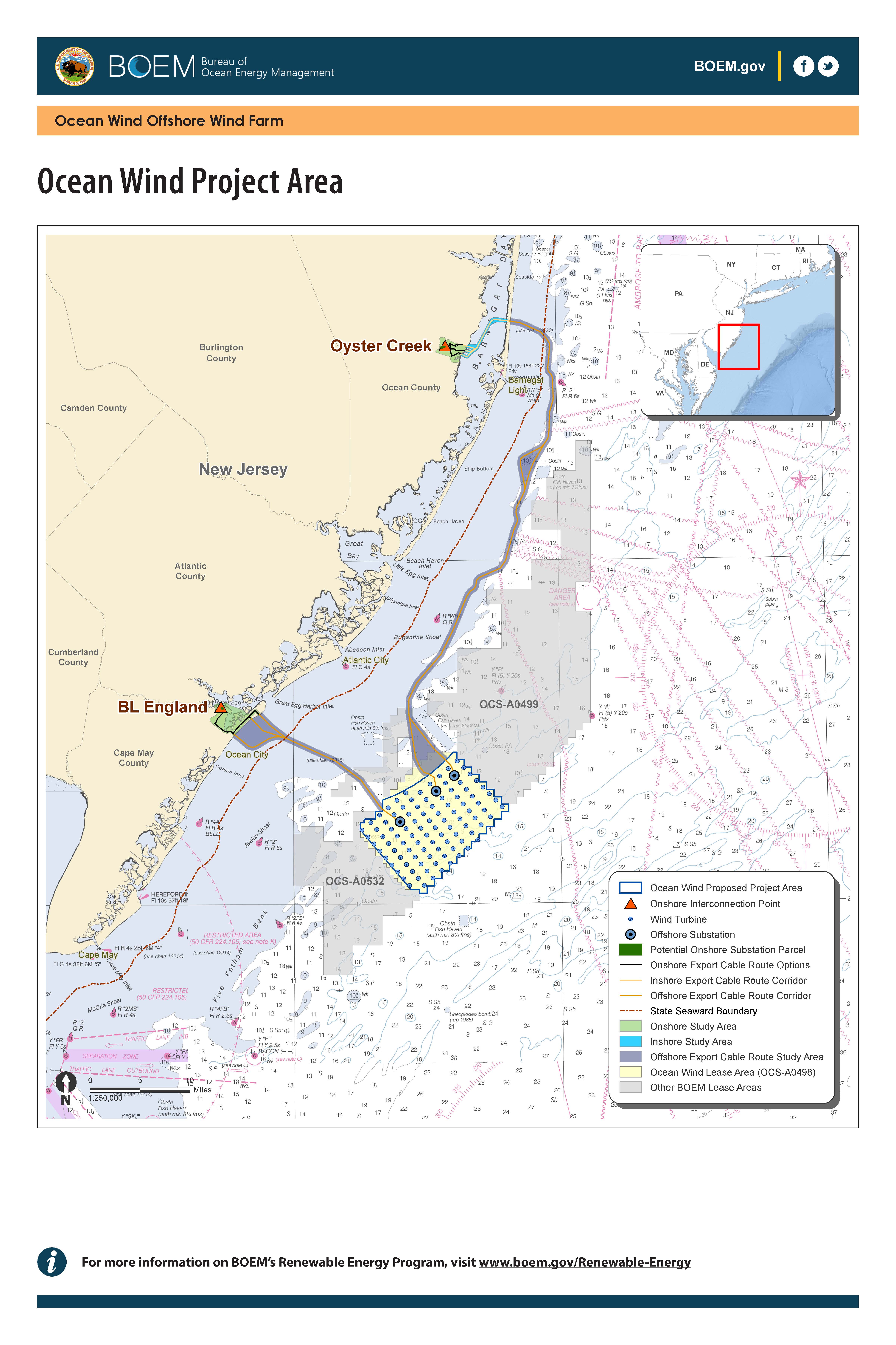 Ocean Wind Project Area