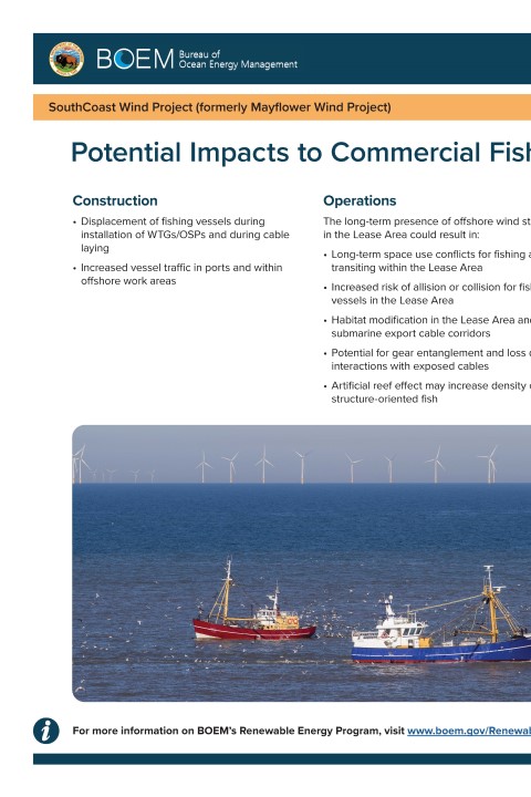 Potential Impacts to Commercial Fishing