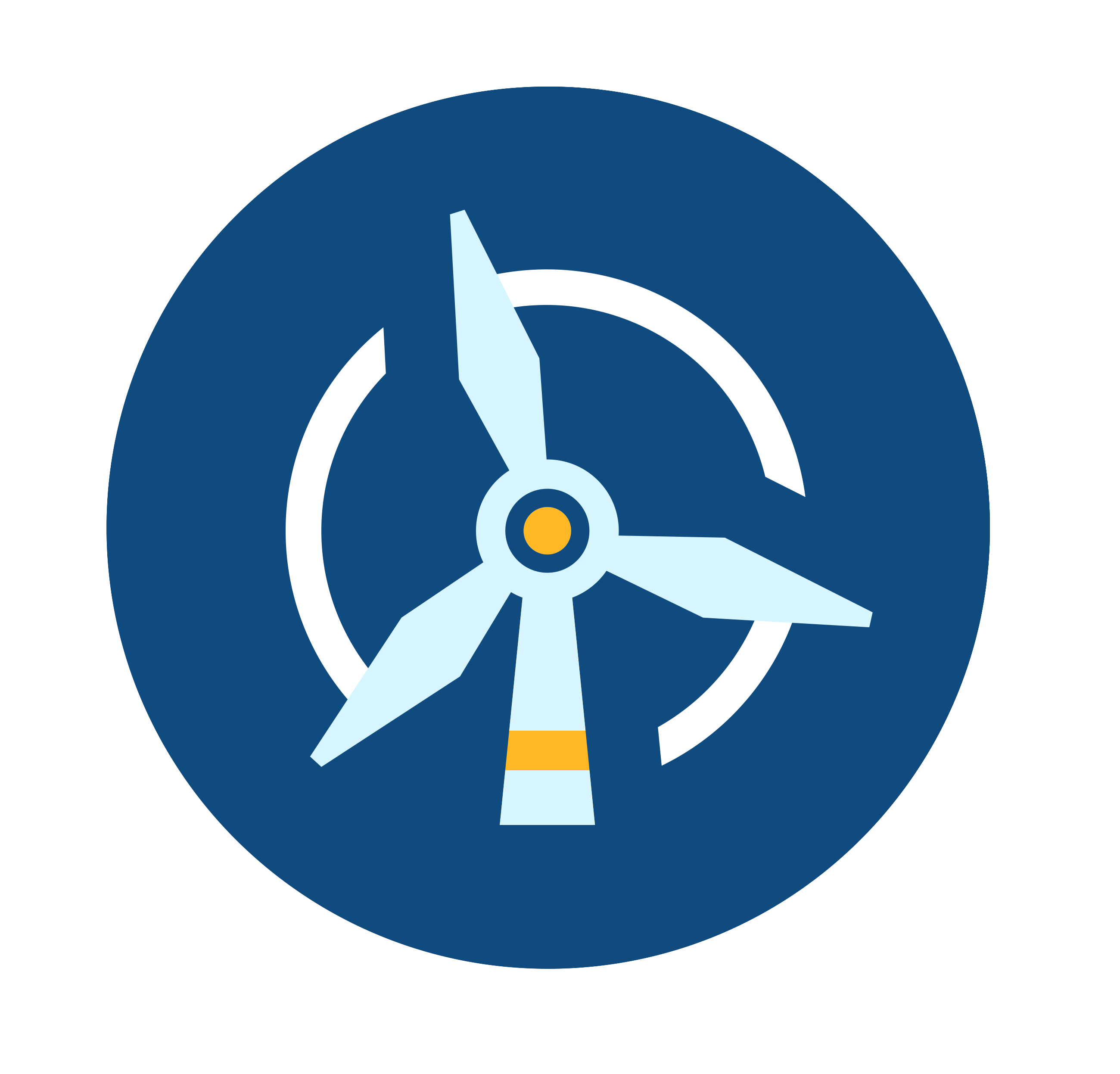 Icon of a wind turbine