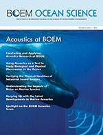 BOEM Oceans Science cover 2019 Issue 1