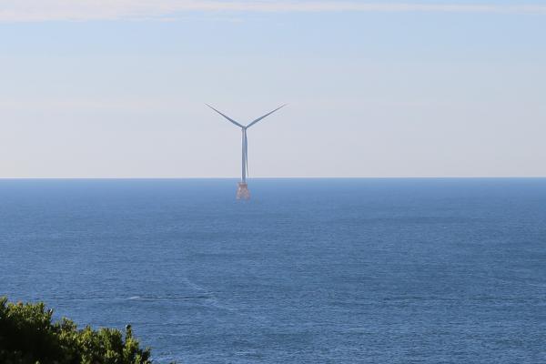 turbines over ocean