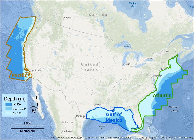 Large Submarine Canyons Atlas Bureau of Ocean Energy Management