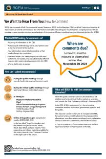 Thumbnail image of How to Comment Fact Sheet