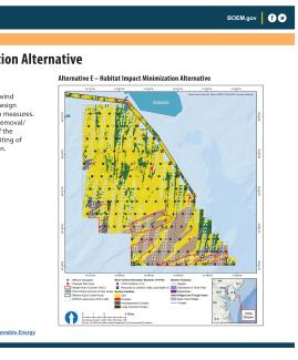 AlternativeE Habitat Impact Minimization Alternative Poster