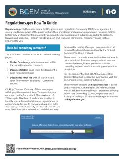 Regulations How To