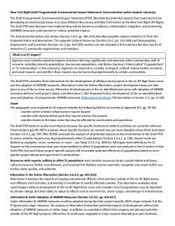 Draft PEIS EJ Summary poster