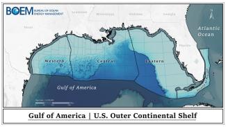 Map of Gulf of America