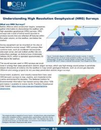 Understanding High Resolution Geophysical (HRG) Surveys