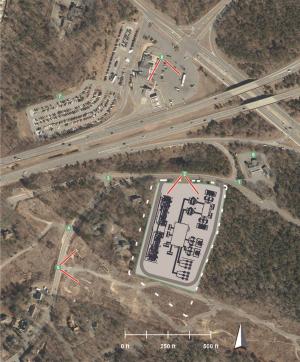 Figure 2 KOP Map Onshore Facilities NE Wind COP App III-H.a VIA