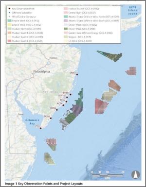 Key Observation Points with visual simulations in the Atlantic Shores Offshore Wind Visual Impact Assessment