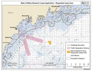 State of Maine Lease Application Map