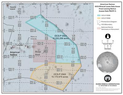 American Samoa OCS Mineral Lease Sale Area