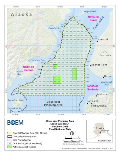 Cook Inlet OCS Map