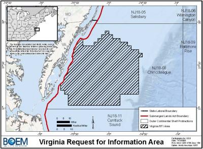 Virginia RFI Map