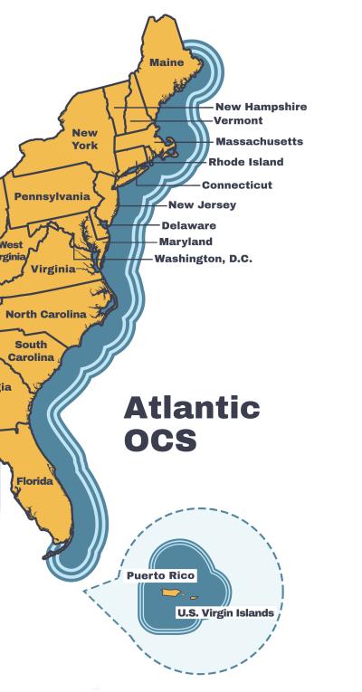 Atlantic OCS map