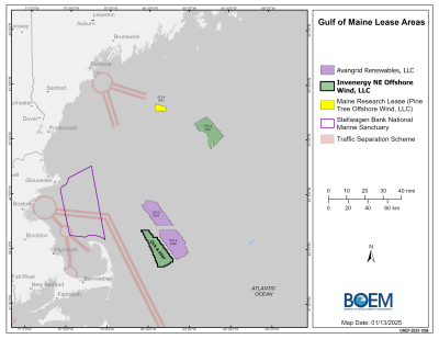 Invenergy NE Offshore Wind LLC (OCS-A 0567) Map