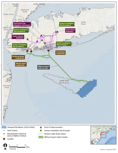 Vineyard Mid-Atlantic Map