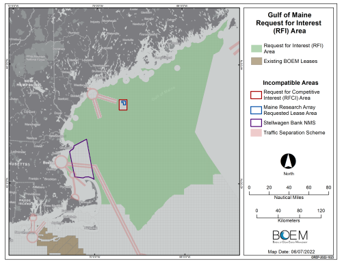 Gulf of Maine RFI Area