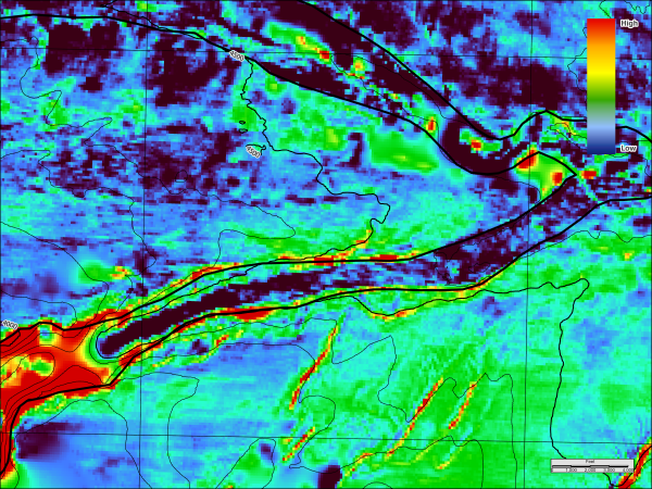 Example of an anomaly channel graphic
