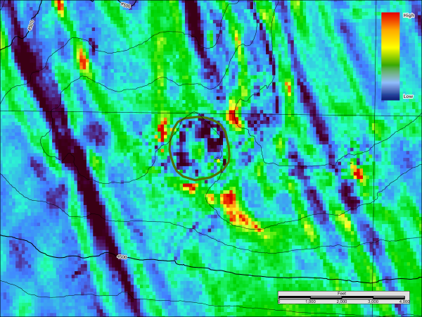 Examples showing anomaly negatives with confirmed oil