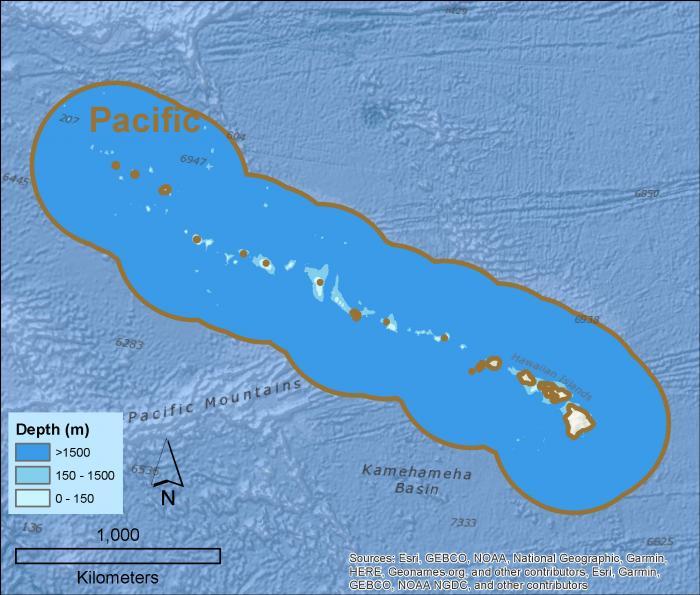 Hawaii Depth Map