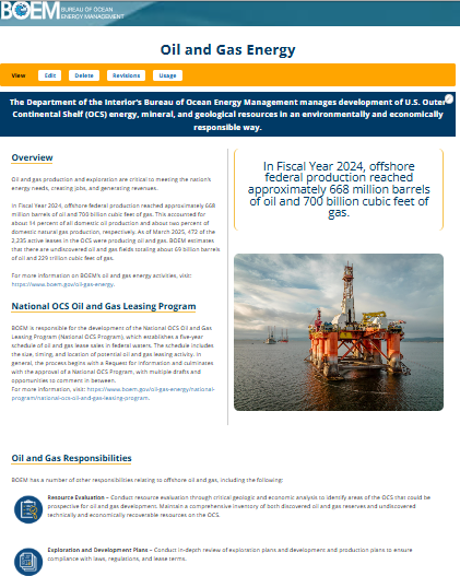 Oil and Gas Factsheet cover