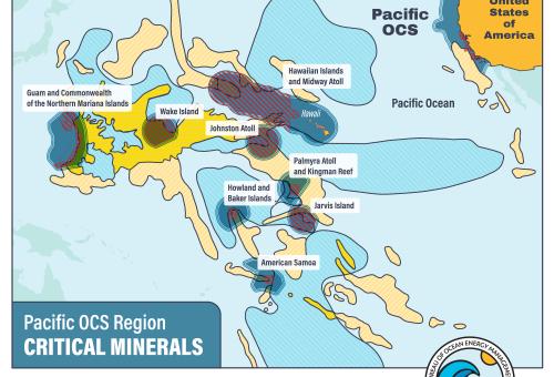 Pacific Critical Mineral Map