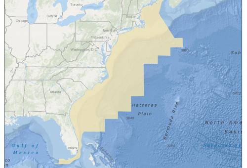 Atlantic OCS Region map