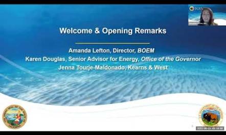 BOEM TF Welcome and Opening Remarks +