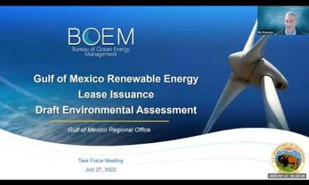BOEM Michelle and Tershara Presentations and Task Force Discussion