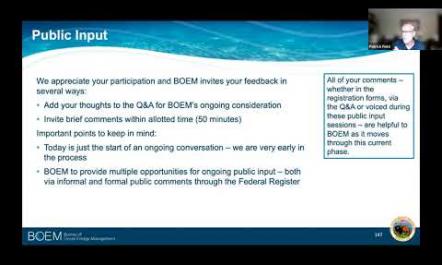 Public Input Opportunity