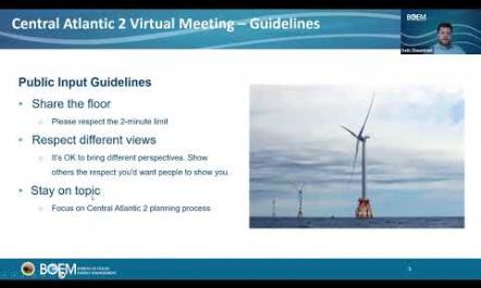 BOEM Central Atlantic 2 Virtual Public Meeting – October 2, 2024