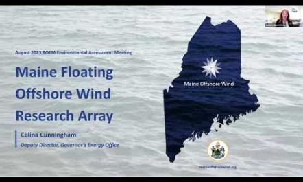 BOEM Gulf of Maine Zoom Video 8/1/23