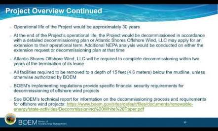 Atlantic Shores South DEIS Public Meeting Presentation
