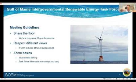 BOEM Gulf of Maine Agenda Review