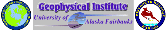 ICAM 1994 Conference Logo: held at Geophysical Institute, University of Alaska, Fairbanks