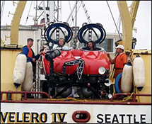 Getting ready to launch! Ann and crew prepare for survey work in the Santa Barbara Channel as part of the recently completed BOEM study, Renewable Energy in situ Power Cable Observation