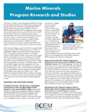 Marine Minerals Program Research